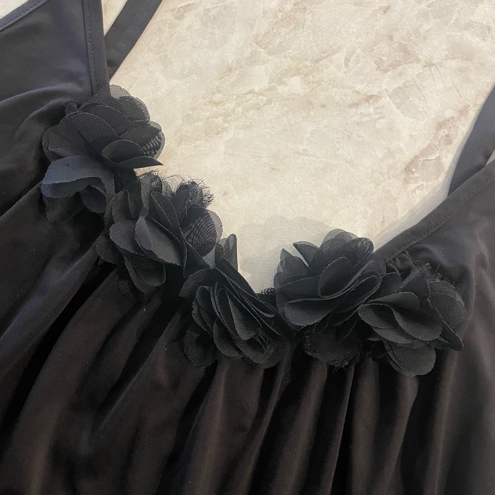 Oscar de la Renta Black Pink Label Sleeveless Top